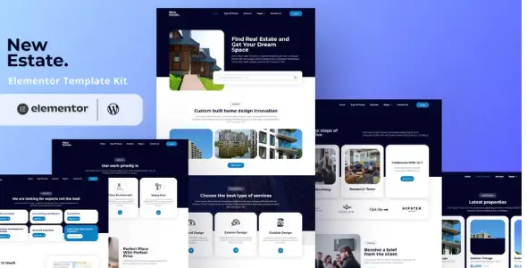 New Estate – Real Estate Elementor Template Kit